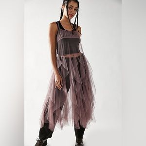 Free People Mesh Slip Boho NWOT